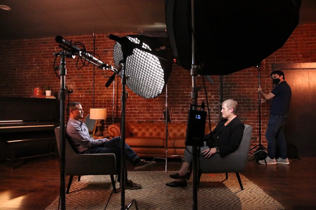 media interview setup