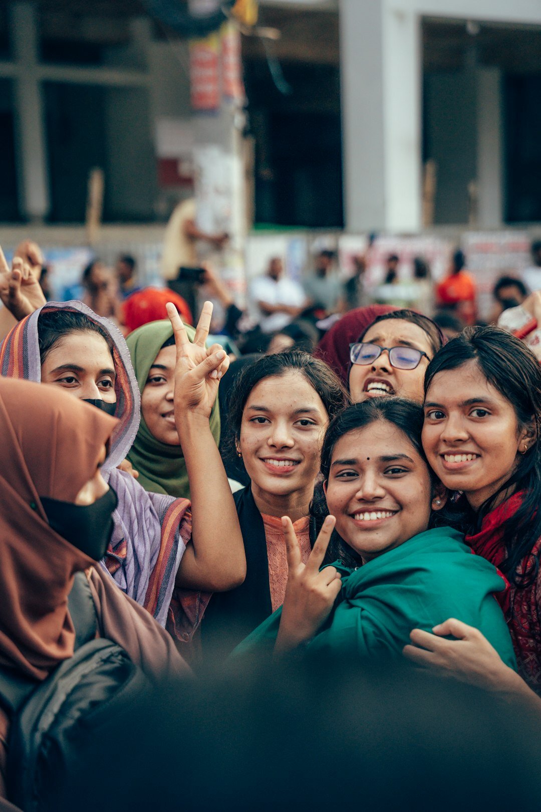 group of successful students